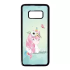 Édes unikornis és a Pillangó unicorn egyszarvú Samsung Galaxy S8 tok