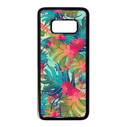 Tropical Beauty - Nyári trópusi mintás Samsung Galaxy S8 tok