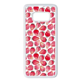 Strawberry BOOM - Eper mintás Samsung Galaxy S8 tok