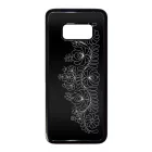 Elegant Matyó - Black magyar mintás hungarian folk Samsung Galaxy S8 tok