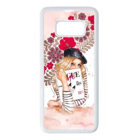 Matyó & Fashion Girl magyar mintás hungarian folk Samsung Galaxy S8 tok