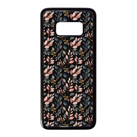 Csodaszép őszi virágmintás vintage Samsung Galaxy S8 tok
