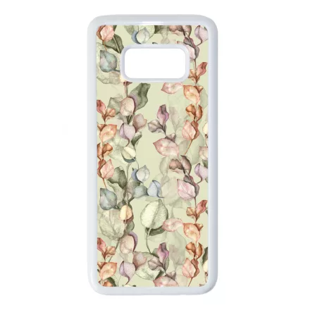 Vintage Ősz virág mintás Samsung Galaxy S8 tok