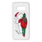 Kérd a neveddel - Lány & Maci - csajos karácsony Samsung Galaxy S8 tok