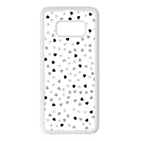 Kedves szívecskék - szives csajos szerelmes valentin nap Samsung Galaxy S8 tok