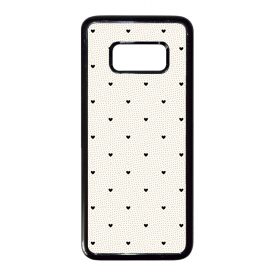 Elegáns szívecskés - CREAM - szives csajos Samsung Galaxy S8 tok