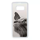 Cica és Pillangó - macskás Samsung Galaxy S8 tok
