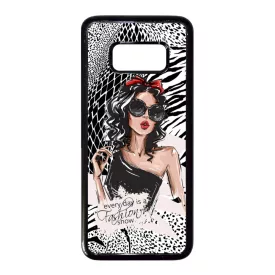 Fashion Show Girl Wild Beauty Animal Fashion Csajos Allat mintas Samsung Galaxy S8 tok