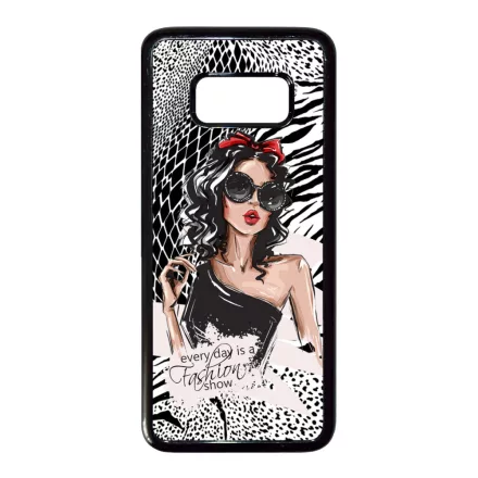Fashion Show Girl Wild Beauty Animal Fashion Csajos Allat mintas Samsung Galaxy S8 tok