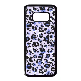 Purple Leopard Wild Beauty Animal Fashion Csajos Allat mintas Samsung Galaxy S8 tok