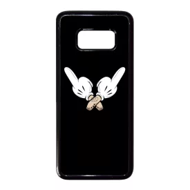 Anti social Mickey Antisocial Antiszocialis Meno Trendi Samsung Galaxy S8 tok
