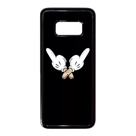Anti social Mickey Antisocial Antiszocialis Meno Trendi Samsung Galaxy S8 tok