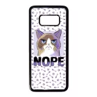 NOPE Cat Antisocial Antiszocialis Meno Trendi Samsung Galaxy S8 tok