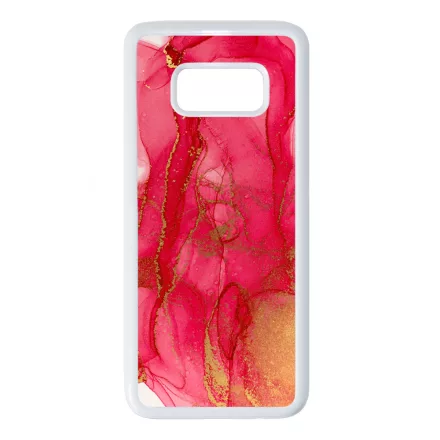 Carmen Gold marvanyos marvany mintas arany piros Samsung Galaxy S8 tok