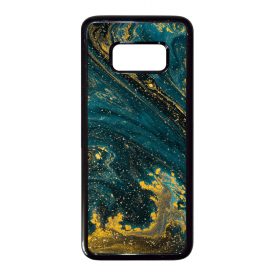 Luxury Blue Aranylo marvany Samsung Galaxy S8 tok
