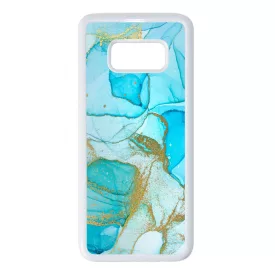 Ocean Blue Gold marvanyos marvany mintas Samsung Galaxy S8 tok