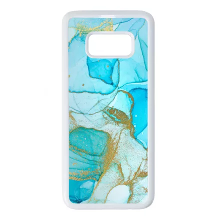 Ocean Blue Gold marvanyos marvany mintas Samsung Galaxy S8 tok