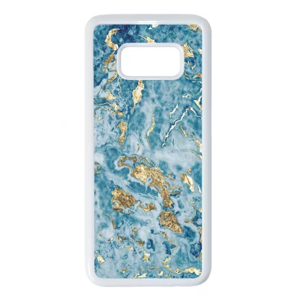 Blue Gold marvanyos marvany mintas Samsung Galaxy S8 tok