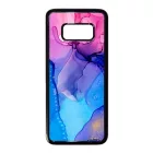 Blue Pink Gradient Ink kek rozsaszin marvanyos Samsung Galaxy S8 tok