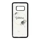 kerd a neveddel marble marvany mintas Rozsa viragos Samsung Galaxy S8 tok