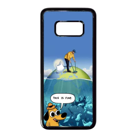 This is fine DOG kutyas meme Samsung Galaxy S8 tok