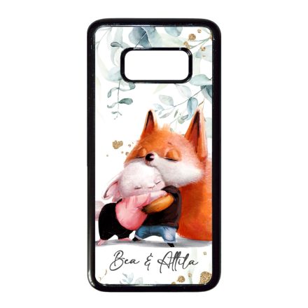 Kerd a neveddel - Nyuszi es Roka - osz Samsung Galaxy S8 tok