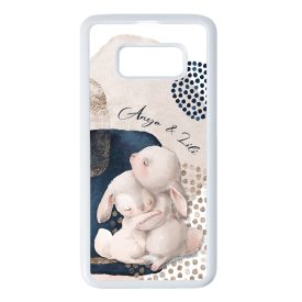 Kerd a neveddel - Cuki nyuszik - osz Samsung Galaxy S8 tok