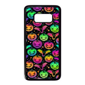 Pumpkin and Bats - Halloween Samsung Galaxy S8 tok