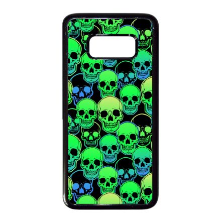 Green Skulls - Halloween Samsung Galaxy S8 tok