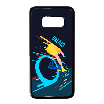 Kerd a neveddel Ride a bike Kerekpar mintas Samsung Galaxy S8 tok