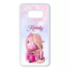 Unikornis és kávé - Téli mintás Samsung Galaxy S8 tok