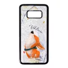 Cuki corgi kutyus - Téli mintás Samsung Galaxy S8 tok