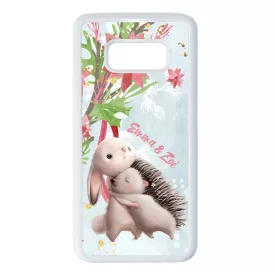 Nyuszi és Süni - Téli mintás Samsung Galaxy S8 tok