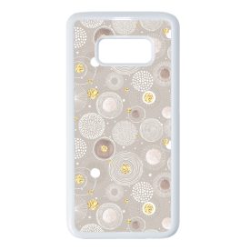 Csodaszép Aranyló téli mintás Samsung Galaxy S8 tok