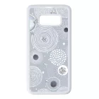 Gyönyörűséges Ezüstös téli mintás Samsung Galaxy S8 tok