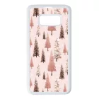 Rózsaszín karácsonyi fenyőfa mintás Samsung Galaxy S8 tok