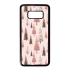 Rózsaszín karácsonyi fenyőfa mintás Samsung Galaxy S8 tok