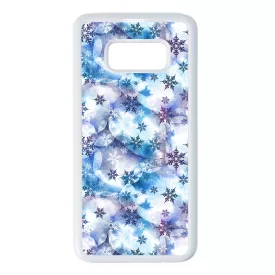 Téli Szépséges Hópihe mintás Samsung Galaxy S8 tok