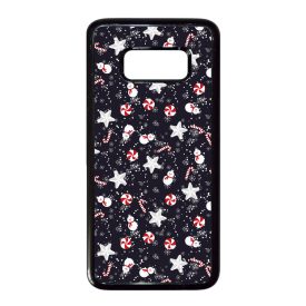 Cuki karácsonyi díszek mintás Samsung Galaxy S8 tok