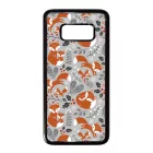 Szépséges téli róka mintás Samsung Galaxy S8 tok