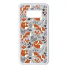 Szépséges téli róka mintás Samsung Galaxy S8 tok