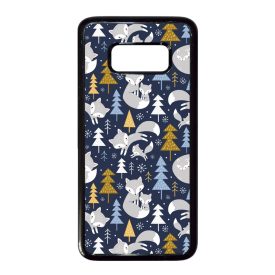 Tündéri Karácsonyi róka mintás Samsung Galaxy S8 tok