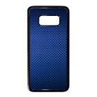 Gyönyörű kék karbon fiber mintás Samsung Galaxy S8 tok