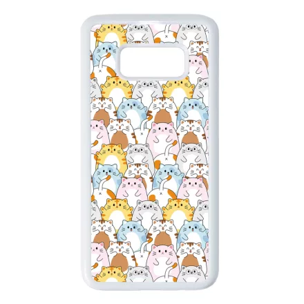 Tündéri Kawaii cica mintás Samsung Galaxy S8 tok