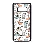 Tündéri rajzolt kutya mintás Samsung Galaxy S8 tok