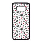 Szívecskés kutya mancs mintás Samsung Galaxy S8 tok