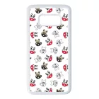 Cuki kávé és kutya mintás Samsung Galaxy S8 tok