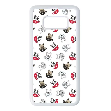 Cuki kávé és kutya mintás Samsung Galaxy S8 tok