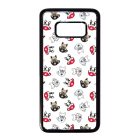 Cuki kávé és kutya mintás Samsung Galaxy S8 tok