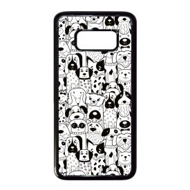 Aranyos kutya mintás Samsung Galaxy S8 tok